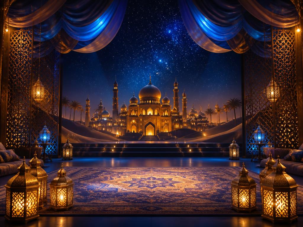 Aladdin Broadway production atmosphere