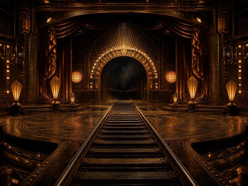 Hadestown Broadway production atmosphere
