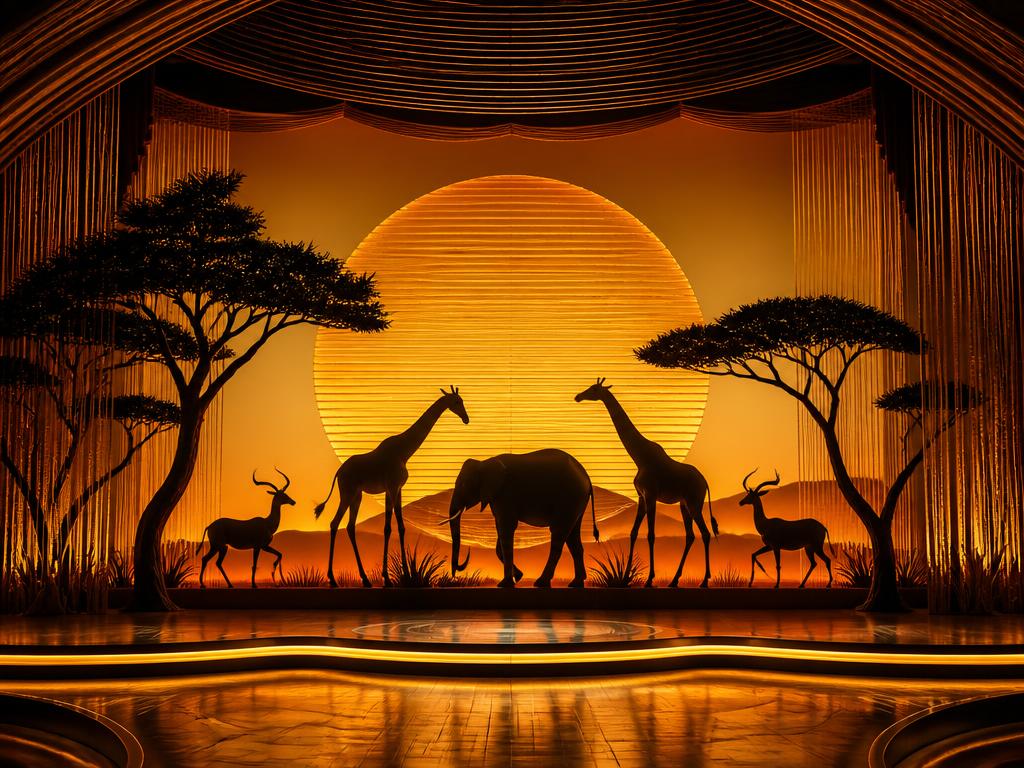 The Lion King Broadway production atmosphere