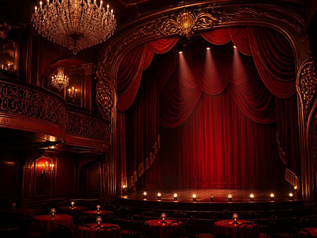 Moulin Rouge! The Musical Broadway production atmosphere